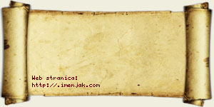 Jana Jovičić vizit kartica